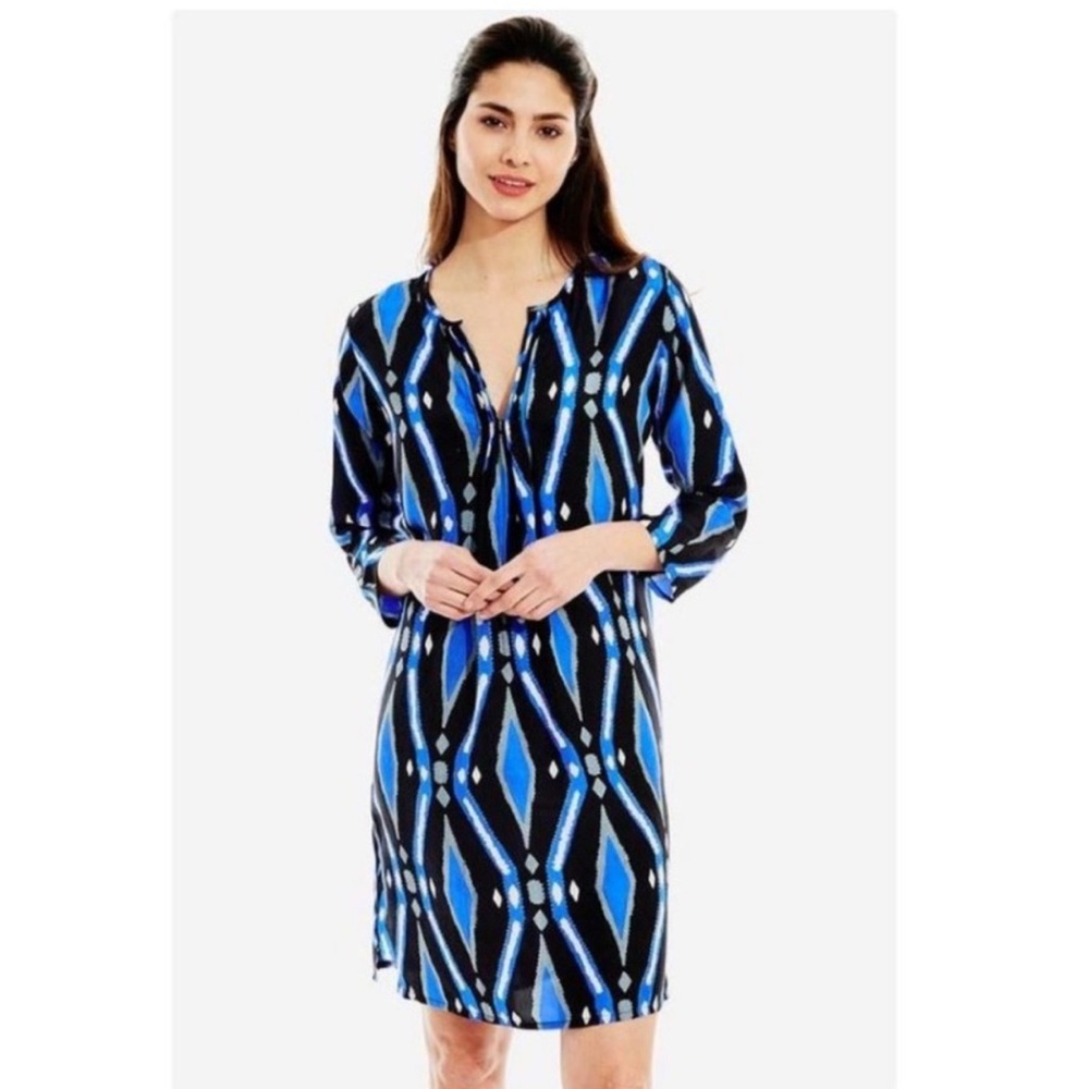 NWOT Roberta Roller Rabbit Silk Nina Dress Size M